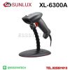 Barcode-Scanner-Barcode-Reader-Laser-Scanner-Windows-1D-Cashier-POS-Supermarket-Handheld-SUNLUX-XL6300A-USB-Cable-With-Stand