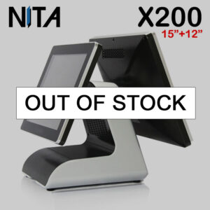 เครื่อง pos แบบสองหน้าจอ เครื่องแคชเชียร์ เครื่องคิดเงินร้านอาหาร เครื่องคิดเงิน pos เครื่อง pos ราคา เครื่อง pos all in one เครื่องขายหน้าร้าน NITA X200 15+12.1 นิ้ว ระบบ Windows CPU Core i3 Point of sale