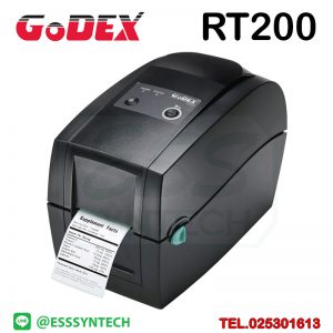 เครื่องพิมพ์บาร์โค้ด เครื่องพิมพ์ฉลาก เครื่องปริ้นสติกเกอร์ เครื่องพิมพ์บาร์โค้ด ราคาถูก เครื่องปริ้นบาร์โค้ด เครื่องพิมพ์ฉลากสินค้า ปริ้นบาร์โค้ด barcode printer Label Printers sticker printer direct thermal printer ribbon Labels printing label printer for shipping label printer address Desktop wristband Godex RT200