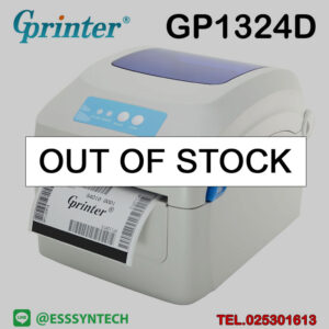 เครื่องพิมพ์บาร์โค้ด เครื่องพิมพ์ฉลาก แบบไม่ใช้หมึก ระบบ Direct Thermal เครื่องปริ้นสติกเกอร์ เครื่องปริ้นฉลากยา เครื่องพิมพ์ใบปะหน้า เครื่องพิมพ์ที่อยู่ พร้อมโปรแกรม เครื่องปริ้น barcode Gprinter GP-1324D