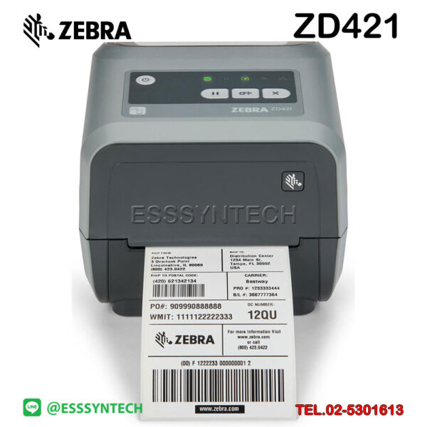 zebra-zd421-usb-เครื่องพิมพ์บาร์โค้ด-เครื่องพิมพ์ฉลาก