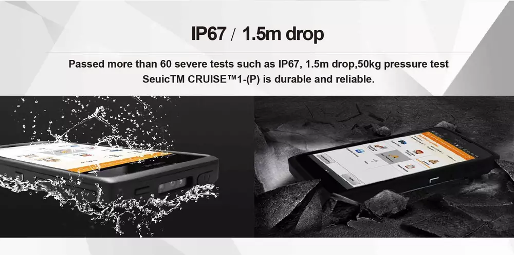 Seuic CRUISE1-(P) Rugged Smartphone Mobile Computer Android 9.0 GMS